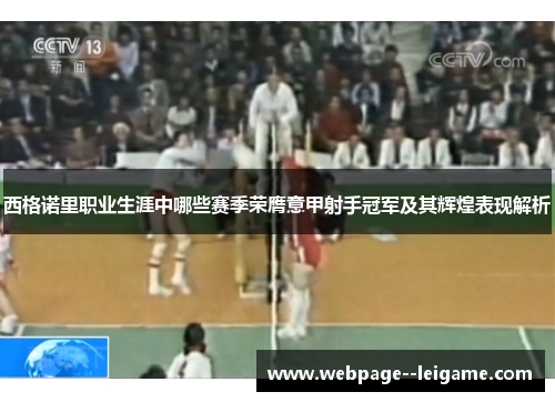 西格诺里职业生涯中哪些赛季荣膺意甲射手冠军及其辉煌表现解析