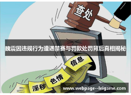 魏震因违规行为遭遇禁赛与罚款处罚背后真相揭秘 魏震因违规行为遭遇禁赛与罚款处罚背后真相揭秘